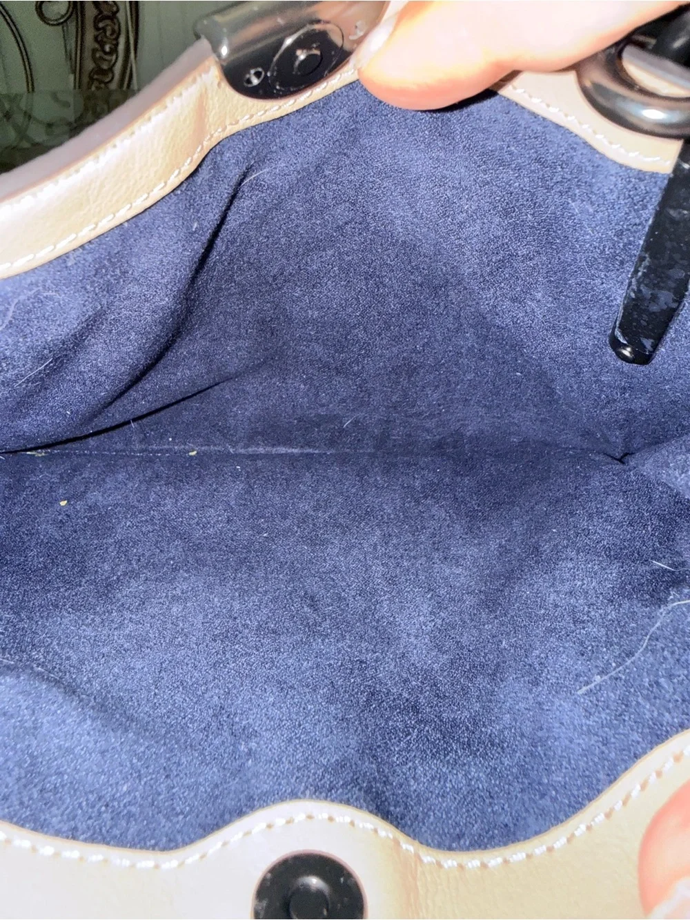 Coach pebbled leather